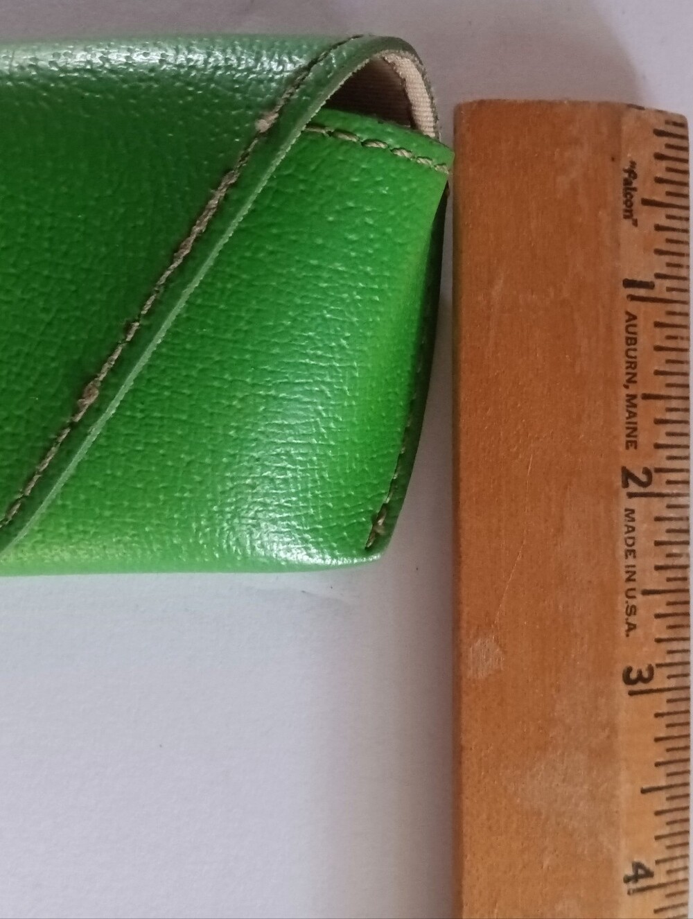 Kate Spade New York Lime-Green Leather Sunglasses Case - Picture 7 of 7